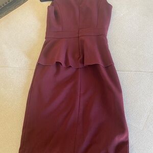 Cocktail dress - wine colored. Worn twice